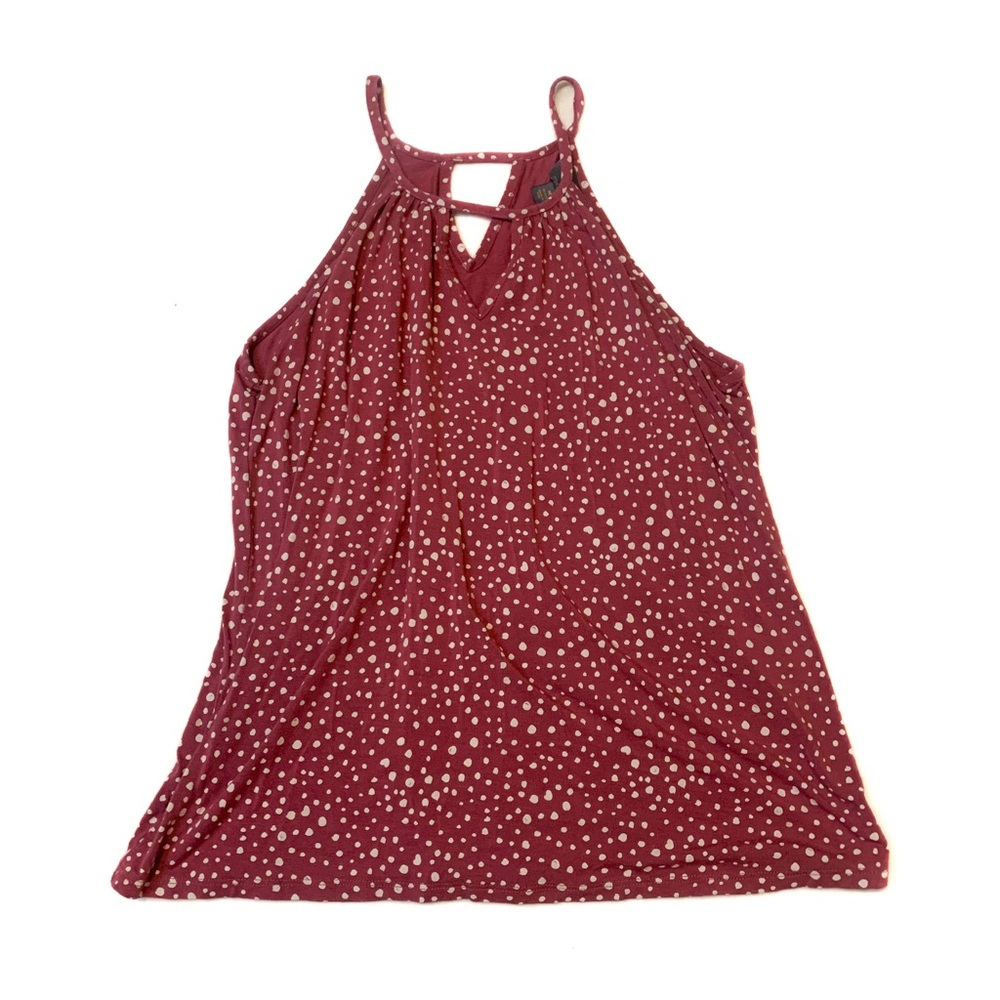 Mix by 41 Hawthorn burgundy strap halter top Med